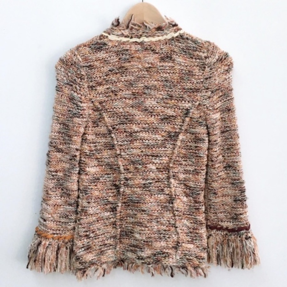 Anthro Angel of the North Yarn Sweater Blazer - Picture 3 of 9